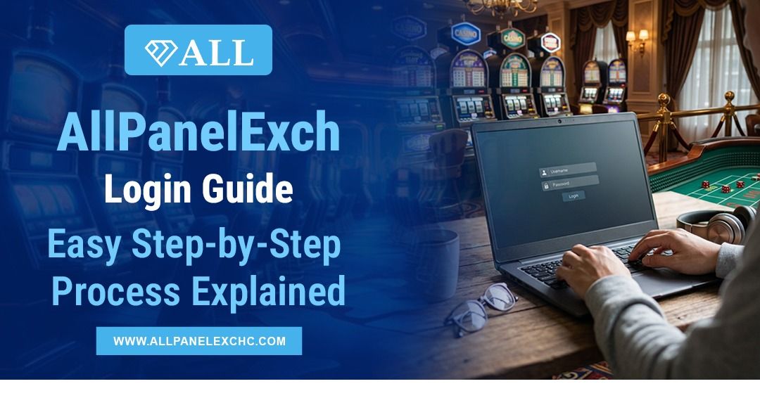 AllPanelExch login page illustrating the step-by-step sign-in process with secure access, verified guidance, and a beginner-friendly overview.