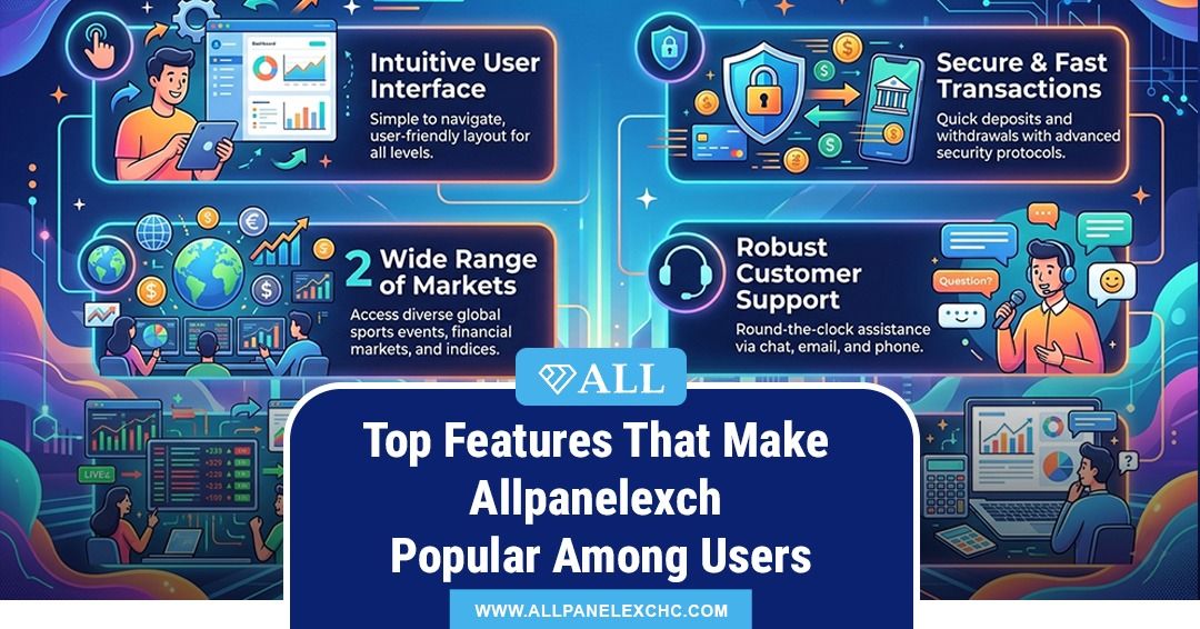 Allpanelexch platform overview highlighting user-friendly features, mobile compatibility, secure access, and improved user experience.