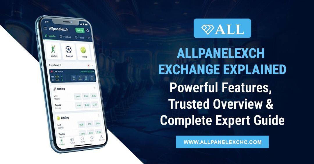 AllPanelExch Exchange dashboard showing platform overview, secure account access, gaming categories, powerful features, and beginner-friendly navigation.
