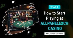 New user accessing Allpanelexch Casino through a secure platform while following a beginner-friendly step-by-step guide to get started.