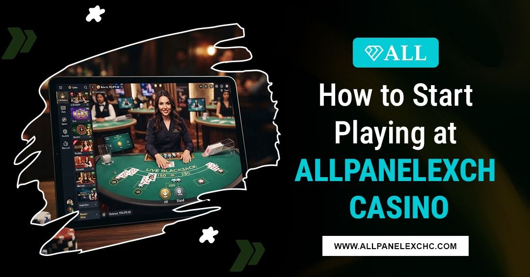 New user accessing Allpanelexch Casino through a secure platform while following a beginner-friendly step-by-step guide to get started.